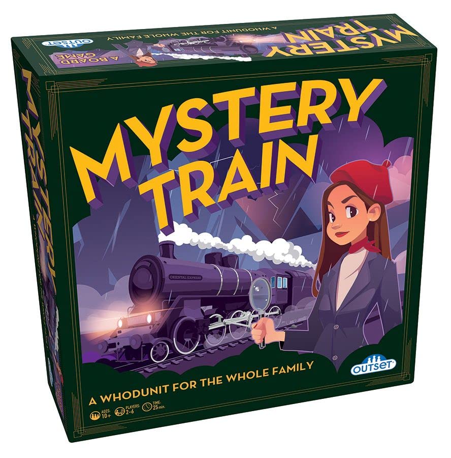 Mystery Train - A Game of Whodunit for the Whole Family - for 2 to 6 Players Ages 10 and up by Outset Media