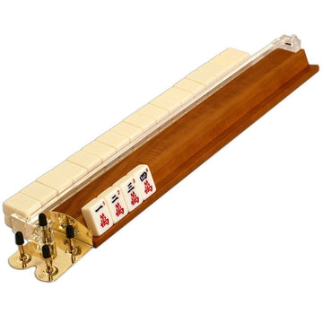 Clear Acrylic Mahjong Pushers 18'' Set of 4 by C&H Solutions