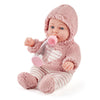Enjoyin 12 Inch Baby Doll Set for Girls - Washable Accessories Includsd Pink Cloths, Pacifier, Blanket, Feeding Bottle - Ideal Toddler Gift for 3+