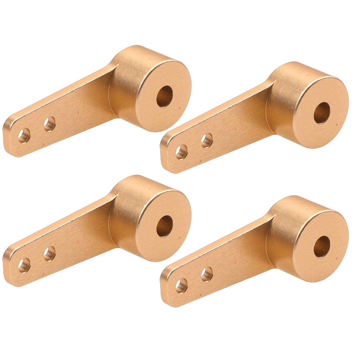 Vgoohobby 4PCS Aluminum RC Airplane Steering Servo Arm Horn Rocker Arms for RC Quadcopter Fixed Wing Parts (3mm)