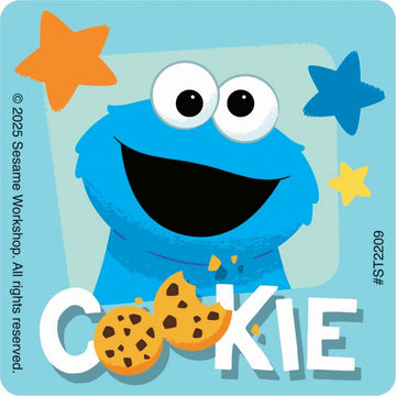 SmileMakers Sesame Street Characters 2.5" Stickers 100 ct