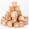 ANWoRLeT Wooden Blocks,28 ABC Building Blocks,Wooden Alphabet Baby Blocks,Counting & Building Block Set,Blocks Toys for 3+ Year Old,1.18inch,Gifts