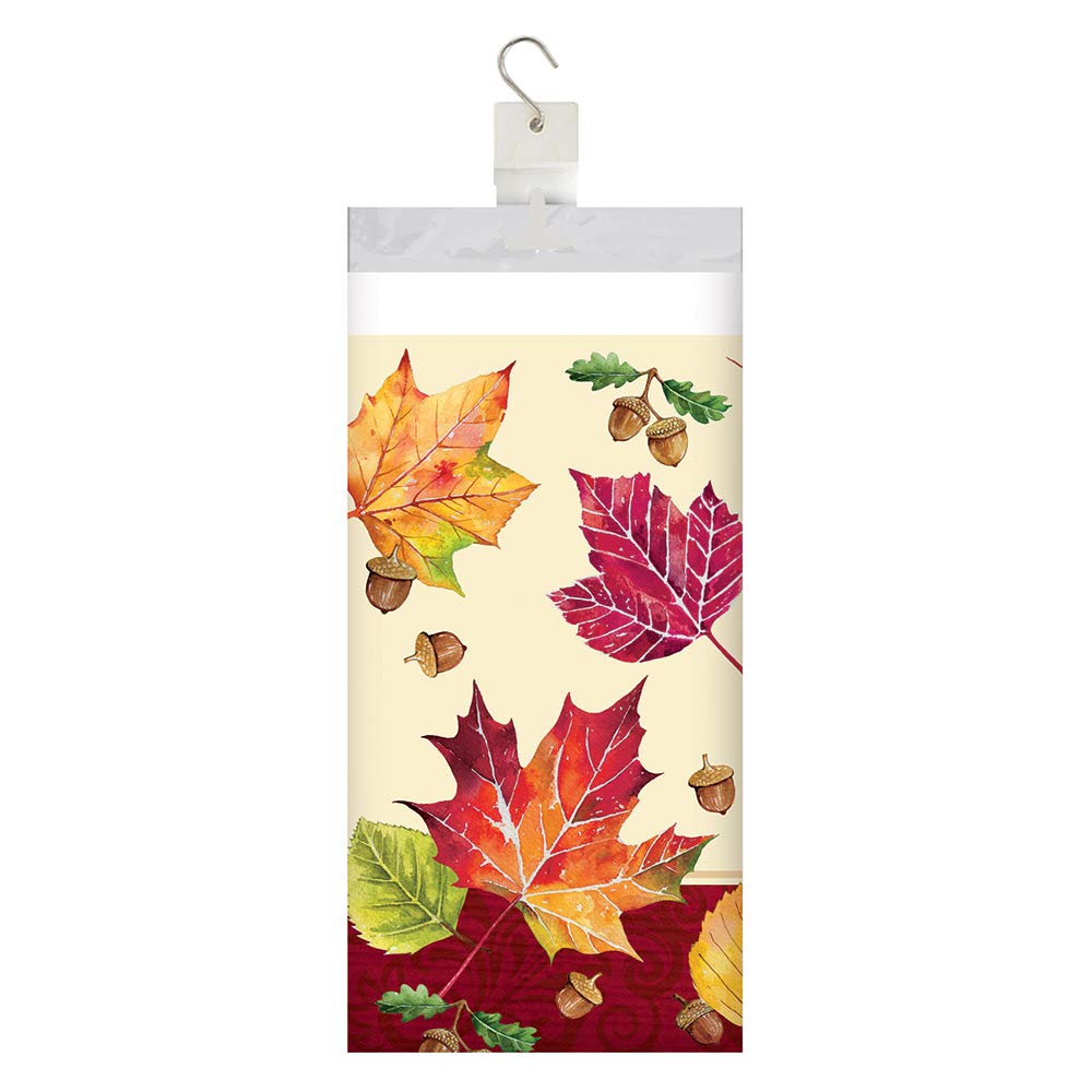 Creative Converting Fall Leaves Plastic Tablecloth