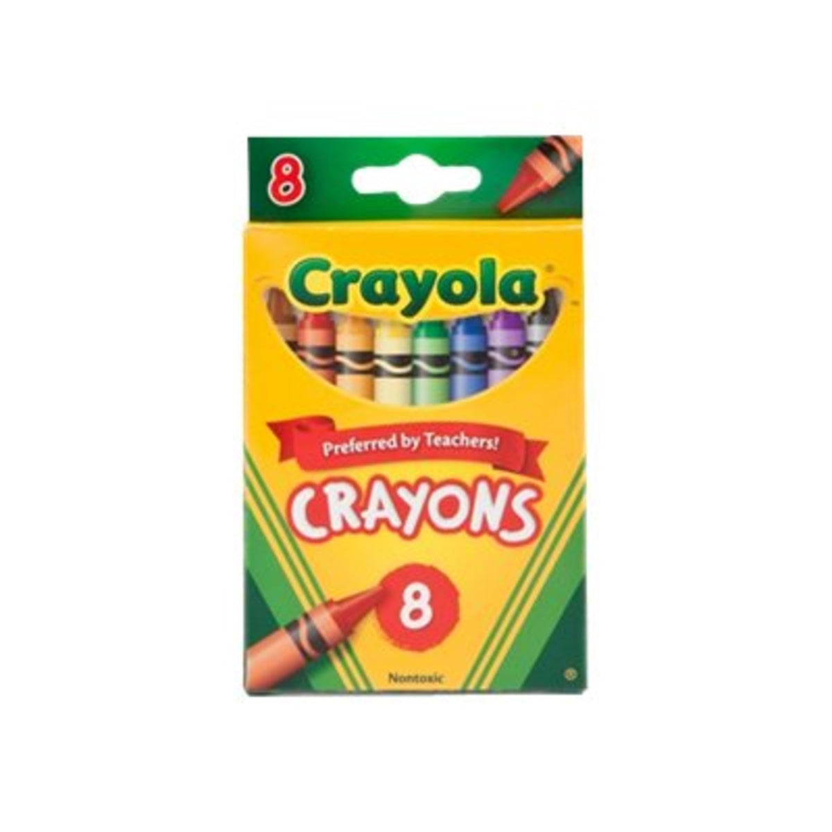 Crayola Classic Color Pack Crayons, 8 Colors/Box (52-3008)