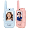 Video Walkie Talkies for Kids Pack of 2, Long Range 2 inch Screen Rechargeable Video Chat Intercom, Indoor Outdoor Voice Effects Toys for Family