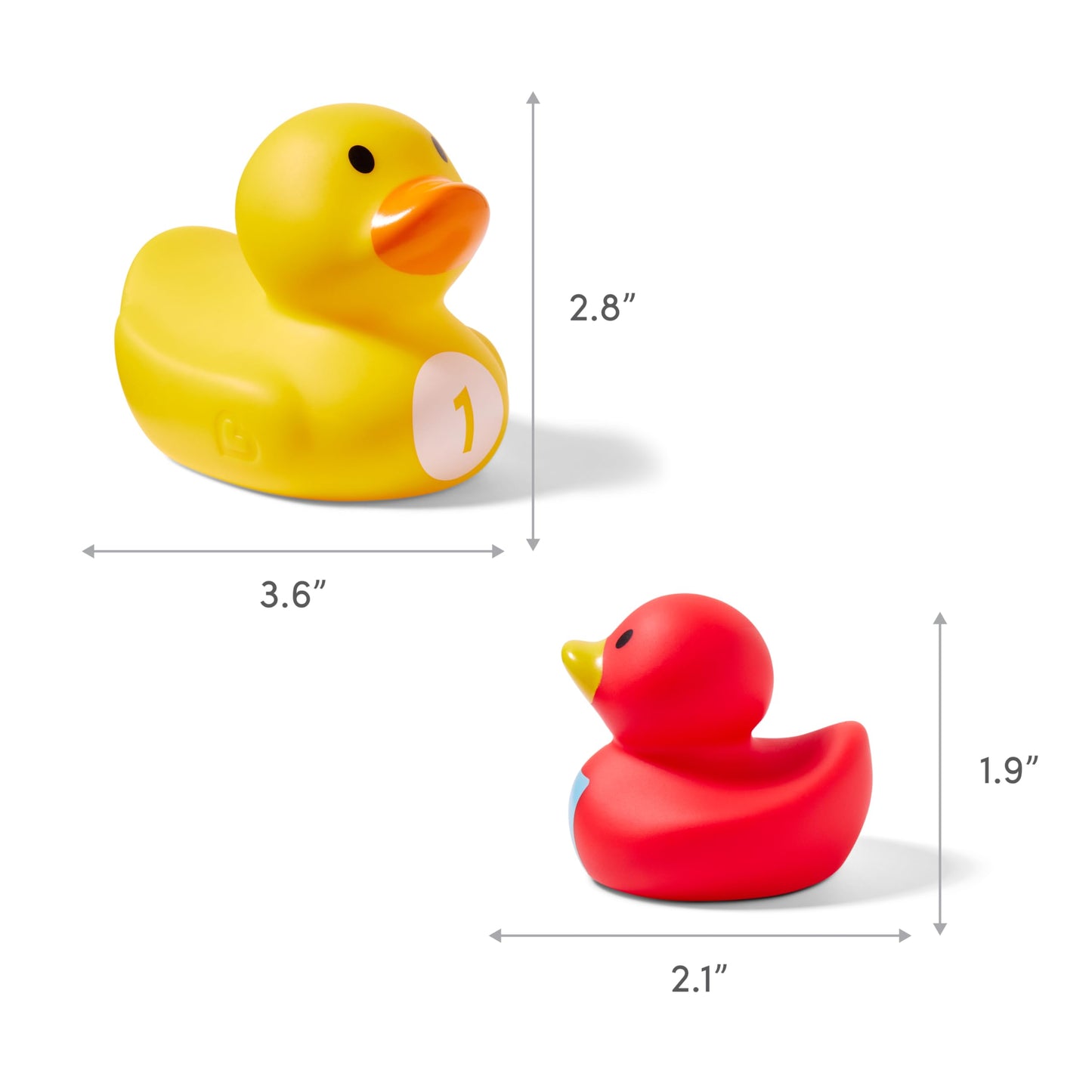 Munchkin Count & Quack Duckies Bath Toys for Toddlers and Babies, Watertight Mama Duck and Ducklings, Kids 9+ Months, Helps Teach Numbers, Counting