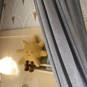 XIZHI Fun Sun Plush Cute Stuffed Animal Plush Pillow Toys Smile Moon Sunshine Plushie Toy Gift for Children's Birthday and Christmas Decor (Sun)