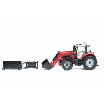BRITAINS 1:32 Massey Ferguson 6616 Tractor with Front Loader Collectable Farm Vehicle Toy Suitable from 3 Years