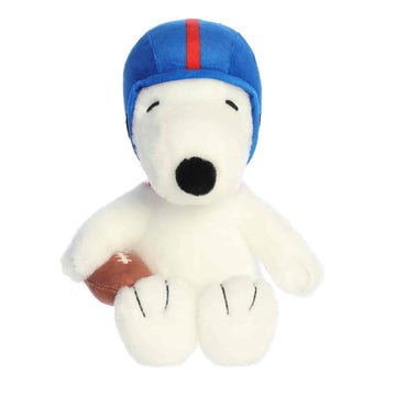 Aurora® Adorable Peanuts® Football Snoopy Stuffed Animal - Officially Licensed Toys for All Snoopy Fans - Nostalgic Gift for Adults and Birthday