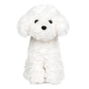 WEIGEDU White Toy Poodle Stuffed Animal Dog Puppy - Bichon Frise Maltese Maltipoo White Labradoodle Plush Toy for Kids and Babies 12.6"