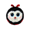 TY - Beanie Bouncers - Buggie the Ladybug - Collectible Bouncing Plush, 3.5 inches, Red/Black