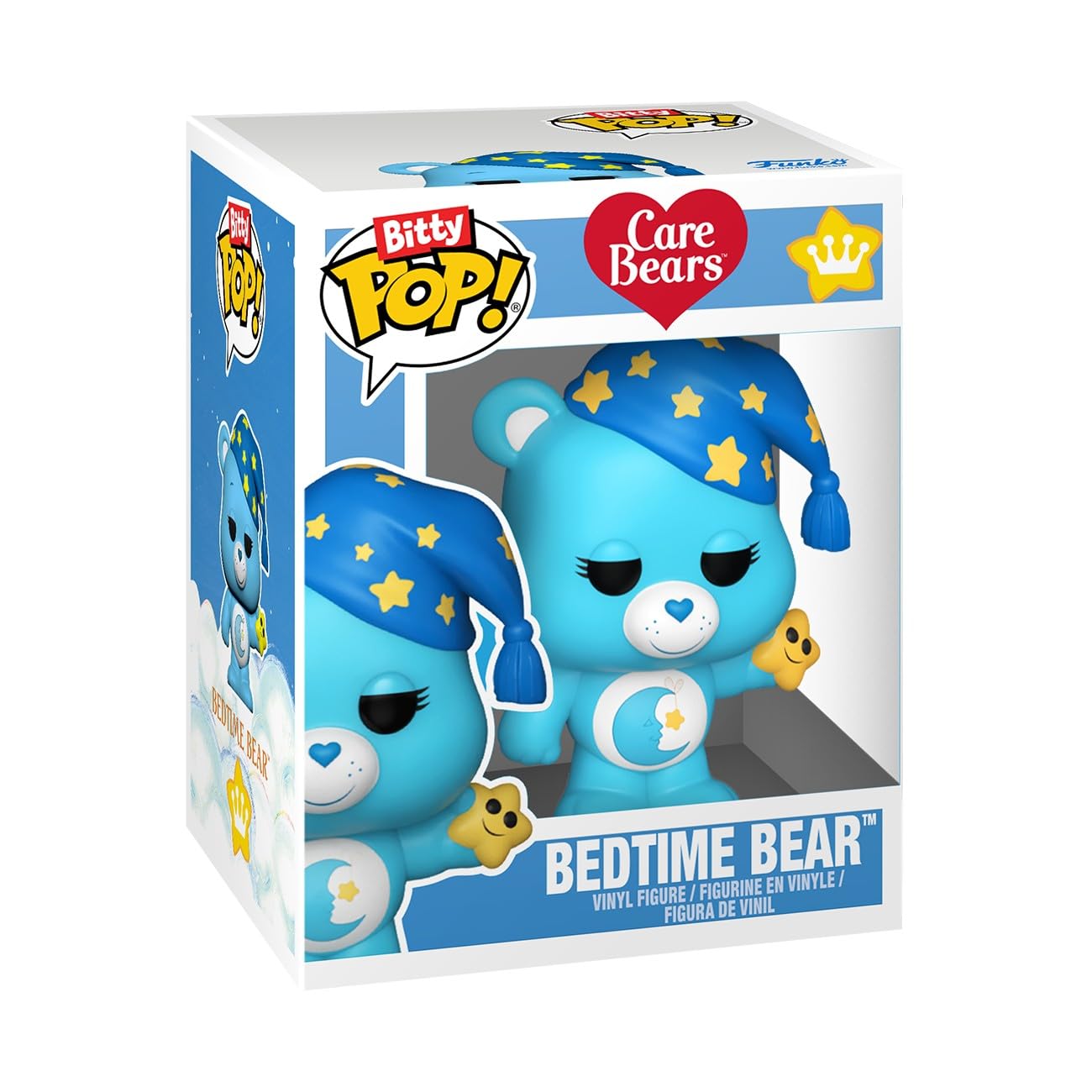 Funko Pop! Bitty Town: Care Bears - Care-a-Lot Castle Castle - Bedtime Bear - 0.9 Inch and 2 Inch (5.1 Cm) - Cartoon Collectable - Gift Idea - Toys