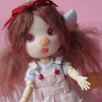 XiDonDon Short Sleeve T-Shirt for ob11,Molly,Body9,Gsc,1/12bjd Doll Clothes Toys Accessories (White)