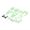 Losi Cage Set Complete Green Mini LMT LOS211049
