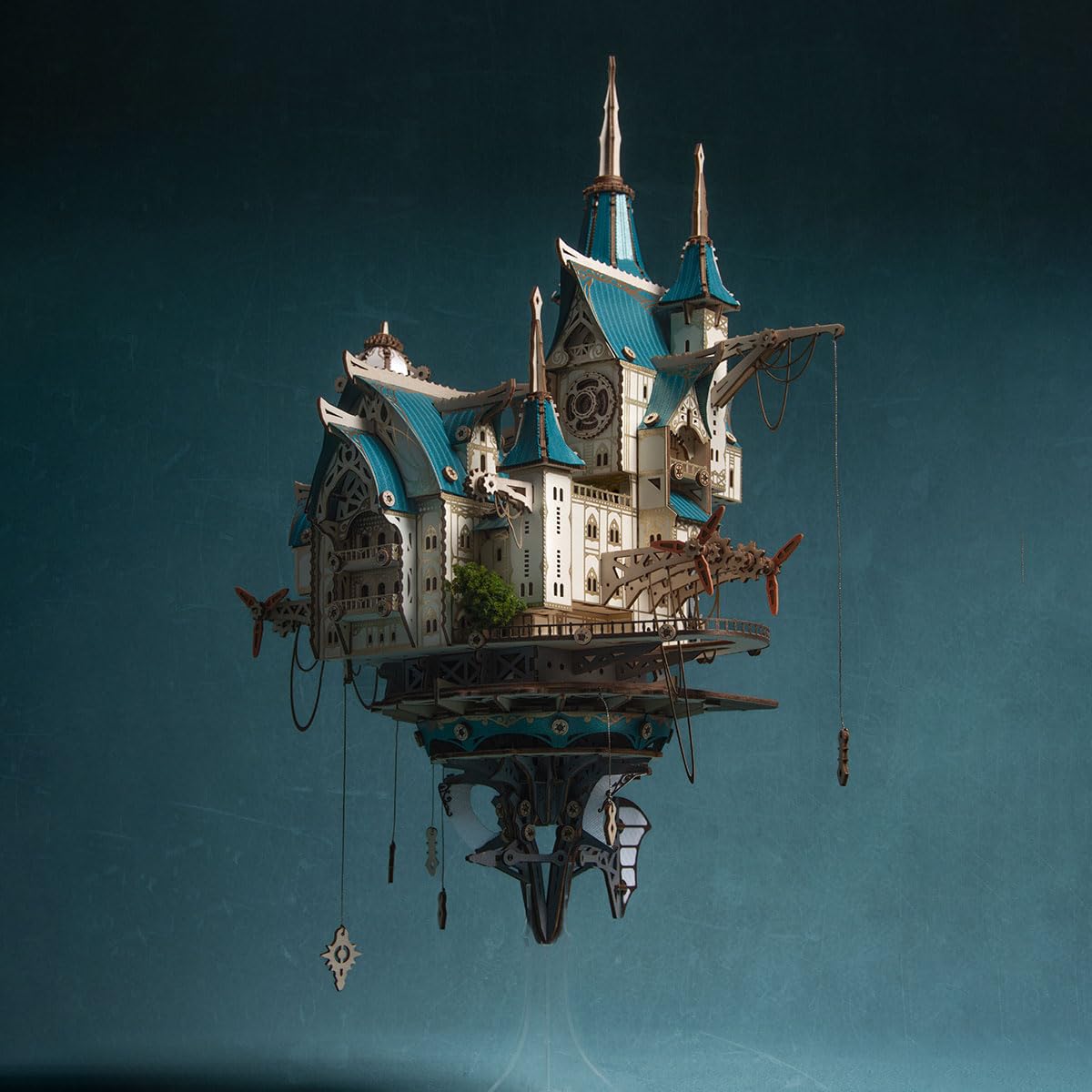 3D Wooden Puzzles for Adults, 699PCS Fantasy Steampunk Castle Model Kit to Build - Wooden Castle Ornaments Craft Kits Ideal Christmas or Birthday Gift
