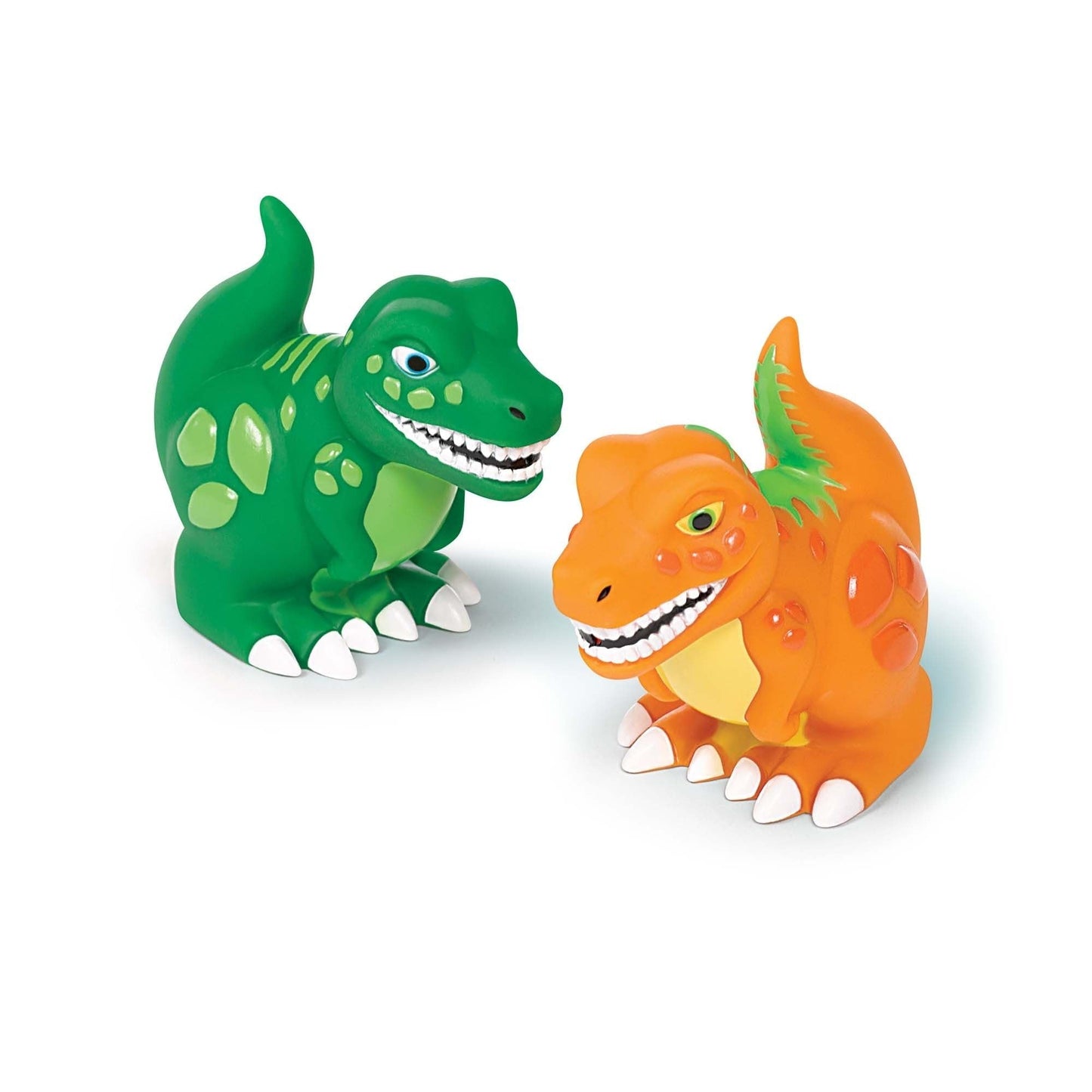 amscan Vibrant Roaring Dinosaur Squirt Toys, 1.75" x 2.75" - 4-Pack | Colorful Bath Time Companions for Kid's Splashy Adventures