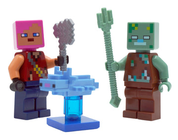 LEGO Minecraft: Adventurer with Drowned and Axolotl Combo Pack - 6+