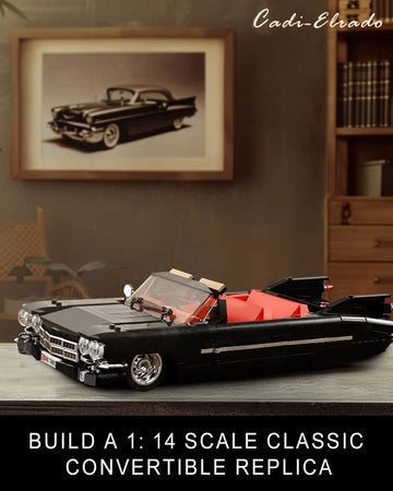 Mould King Sports Car Building Block Kits, MOC Racing Model Building Sets, Convertible Gifts for Kids Age 8+/Adults Collections Enthusiasts - 1,245