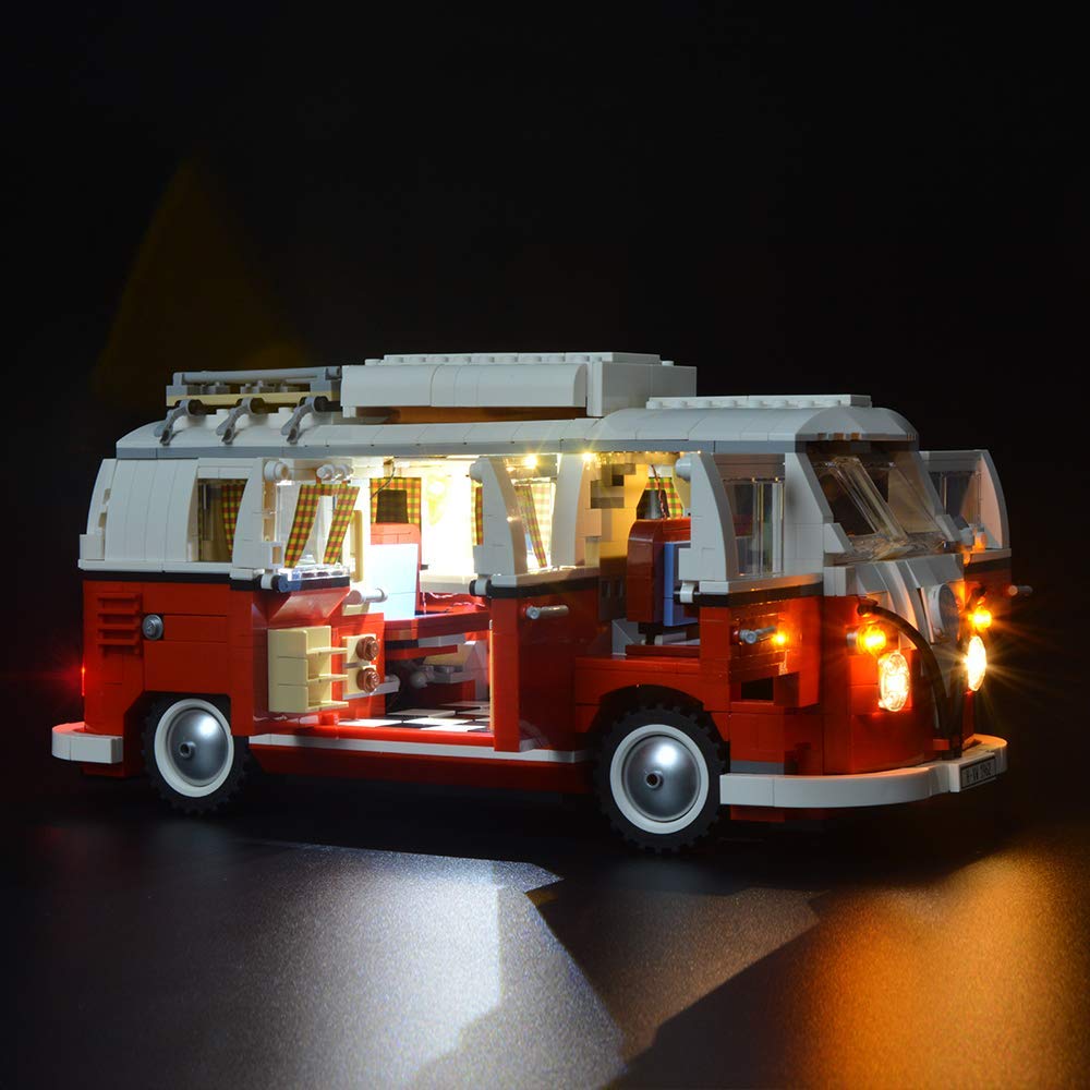 BRIKSMAX 2.0 LED Light Kit Compatible with LEGO Icons Volkswagen T1 Camper Van 10220 Building Set, for Builders and Collectors, Hidden Wire Design