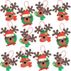 Foam Reindeer Holiday Ornament Craft Kit - Pack of 12 Kits