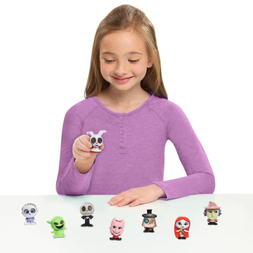 Disney Doorables Tim Burton’s The Nightmare Before Christmas Collection Peek, 8 Exclusive Mini Figures, Officially Licensed Kids Toys for Ages 5 Up