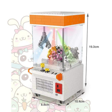 Claw Machinel Micro Blocks Display Sets for Teens or Adult,Mini Block for Intelligence Education(596PCS)