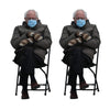 Bernie Sanders Mittens Sitting Inauguration Giant Sticker - 8.3" by 4" Clear Background so You can Put Bernie Anywhere! Indoor Sticker - Make Your Own