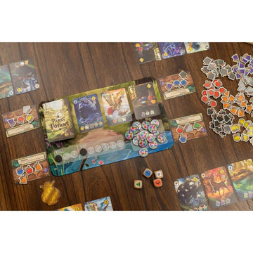 Parks & Potions Board Game - Dice Rolling, Potion Brewing & Animal Healing Strategy Game - Nature Conservation Adventure for Families, Friends