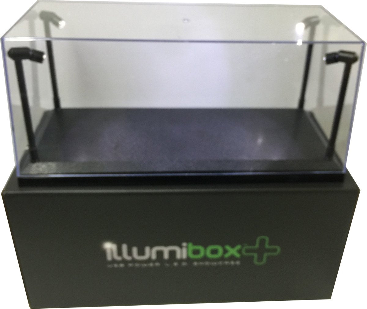 1:18 Illumibox acrylic black base display case, w/ LED lights