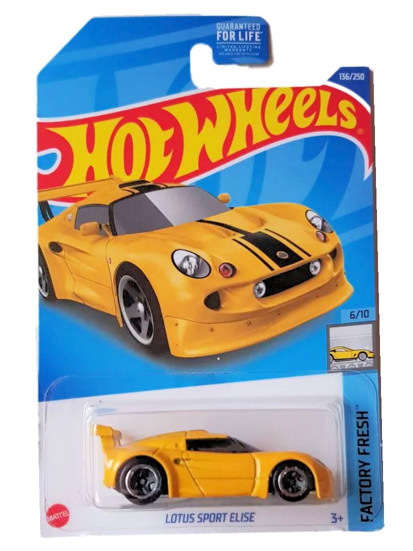 Hot Wheels 2022 Exotics Super Car 5?Pack - McLaren Elva, ‘71 Lamborghini Miura SV, Sian FKP 37, Lotus Elise & Koenigsegg Gemera | Die-Cast Metal 1:64