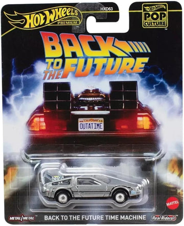 Hot Wheels Premium Back to The Future Time Machine - Real Riders