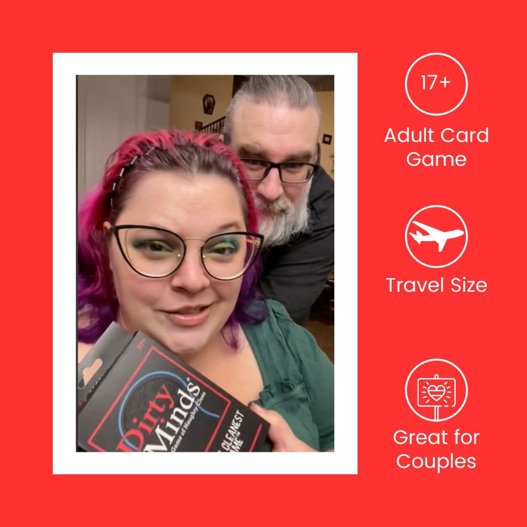 TDC Games Original Dirty Minds Party Game - Funny Card Games for Adults, Hilarious Party Games, Perfect for Couples and Date Night