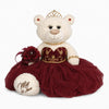 KINNEX COLLECTIONS SINCE 1997 20" Quince Anos Quinceanera Last Doll Teddy Bear with Dress (Centerpiece) ~ ARC16831-7 (Burgundy)