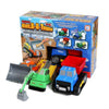 Popular Playthings Magnetic Build-A-Truck Set, Construction Vehicles for Kids Creative Truck Play, Gifts for Toddlers Ages 2 & Up - 4 Pieces