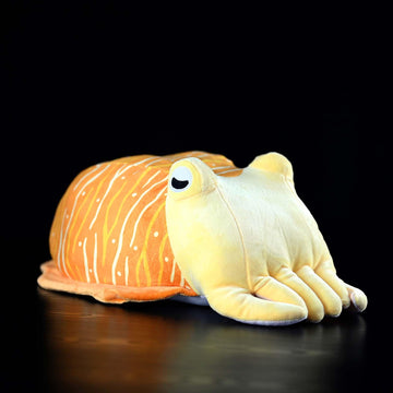 BEEPEACH 16.5inch Super Soft Plush Cuttlefish Pillow Doll Simulation Inkfish Stuffed Animal Toy Cute Squid Plushies for Home Decoration
