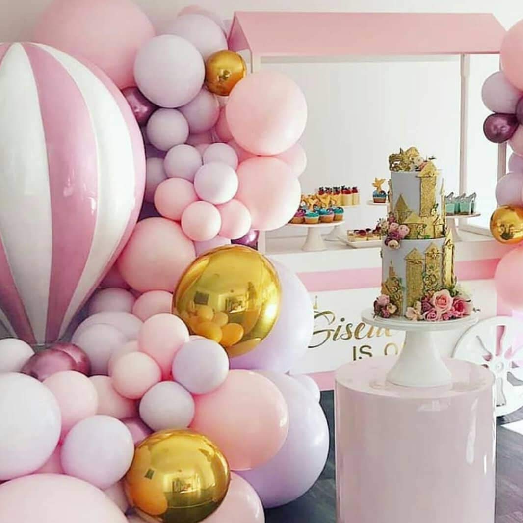 Pastel Orange Party Balloons 12" 50pcs Happy Birthday Baby Shower Balloons