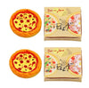 4-Piece 1/12 Miniature Pizza Set, Miniature Pizza Dollhouse Decoration Accessories Resin Mix Pizza Mini House Food Decoration Accessories Dollhouse