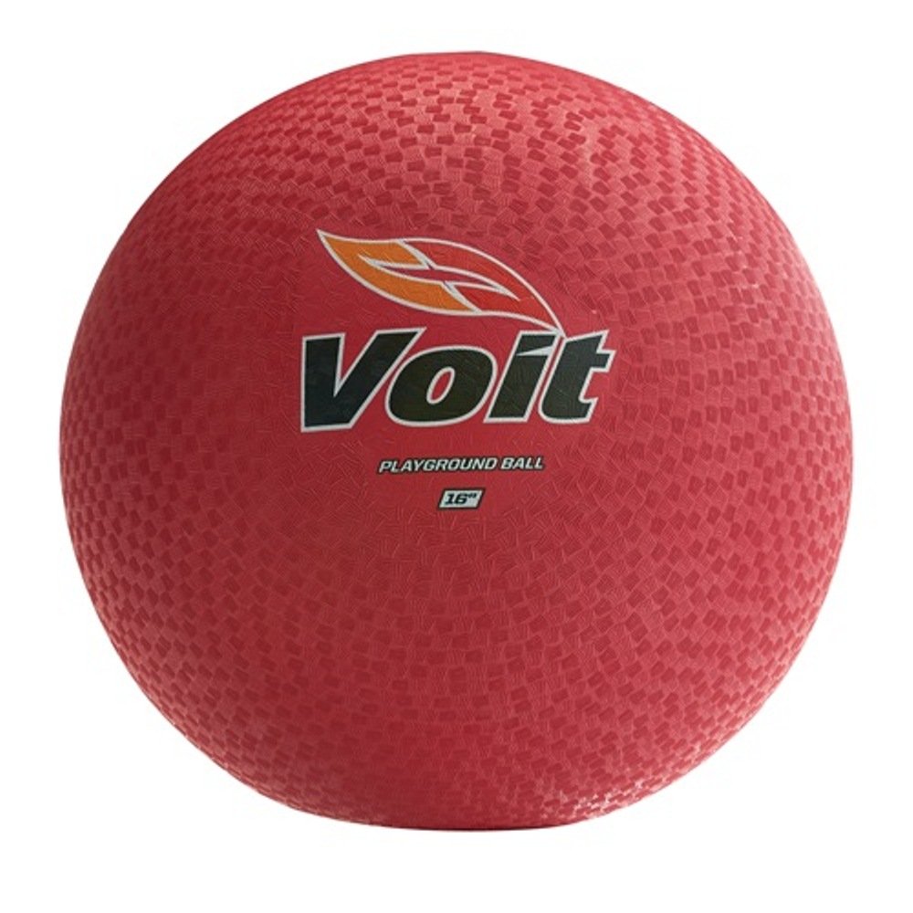 Voit Playground Ball, Red, 16-Inch