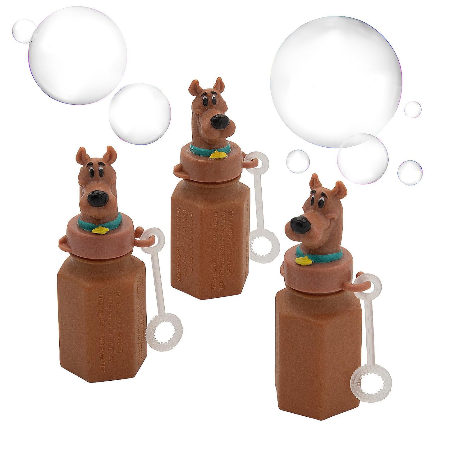 Fun Express 3" .6 oz. Scooby-Doo! Mini Bubble Bottles with Wand - 12 Pc.