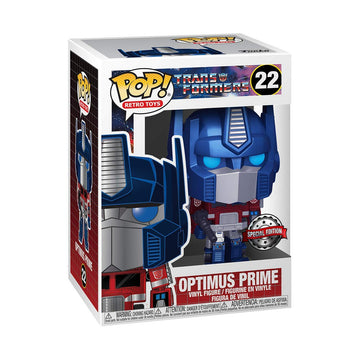 Funko Pop! Retro Toys: Transformers - Metallic Optimus Prime Amazon Exclusive