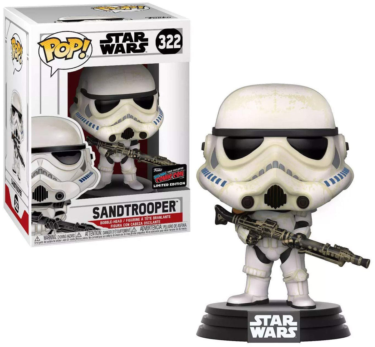 Pop Star Wars 3.75 Inch Action Figure Star Wars - Sandtrooper #322 Exclusive