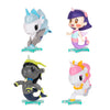 Jazwares Mermicorno: Starfall 2” 4 Figure Pack - Astra, Gwen, Sawtooth, & Kameko - Ages 5+ - Officially Licensed Mermicorno Product