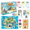 The Fidget Game Pirate Island, Reading Comprehension Game for Kids, Grades K-2, Ages 5-8, Story Elements Board Game, Build Inference, Sequencing