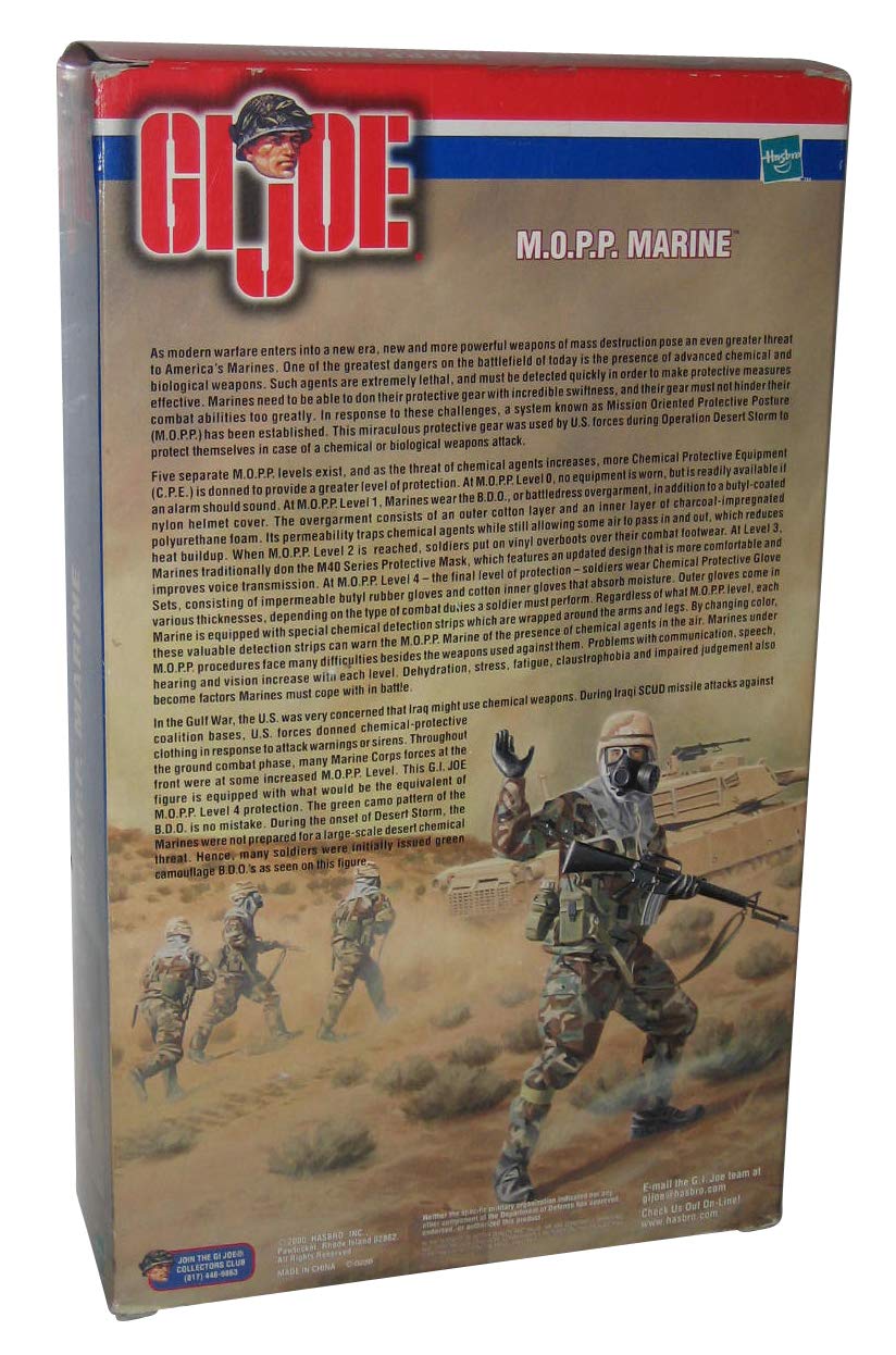 Hasbro GI Joe 10th Anniversary Desert Storm M.O.P.P. African American Marine