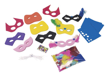 Creativity Street Foam Party Craft Mask Activity Kit, Assorted
