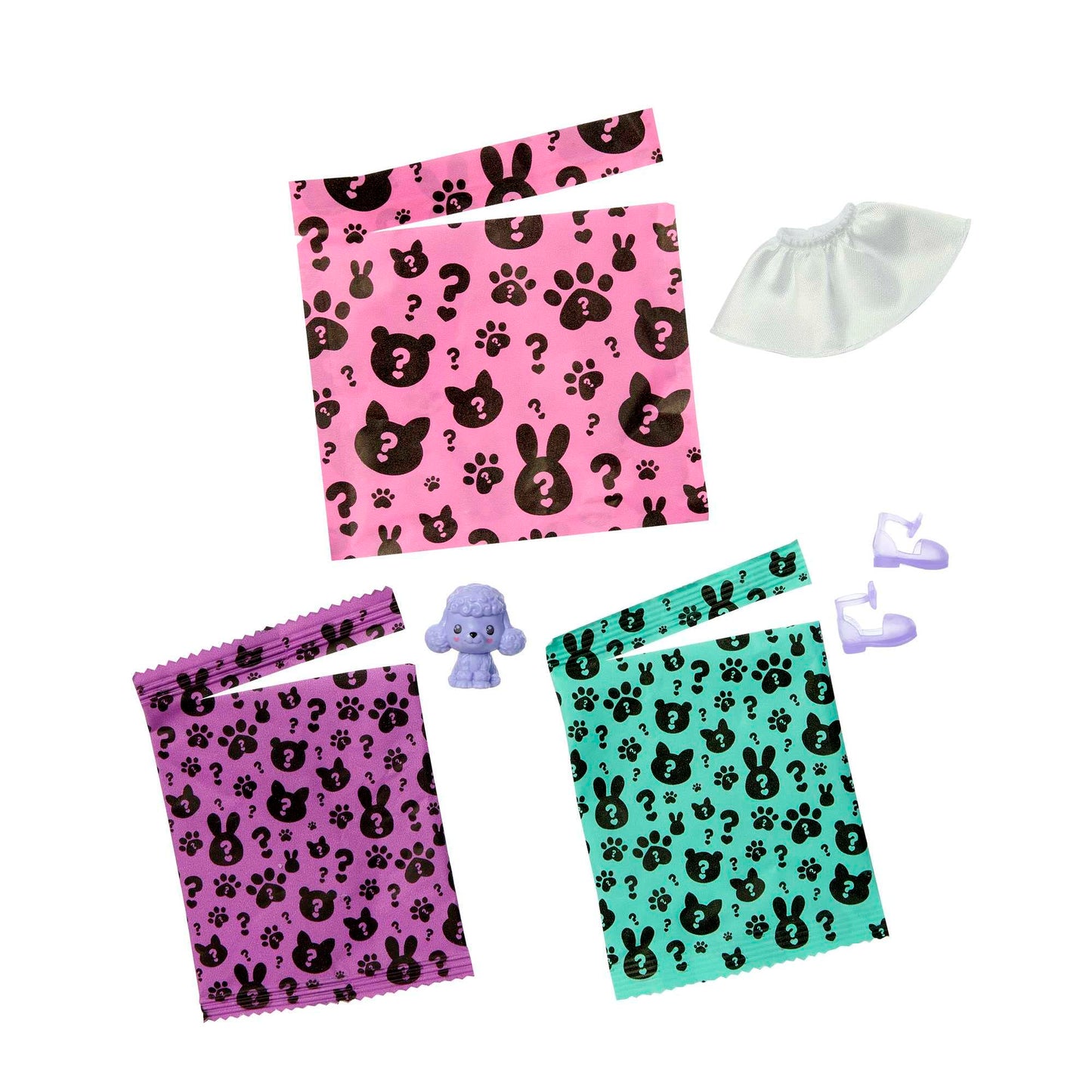 Barbie Cutie Reveal Chelsea Doll & Accessories, Poodle Costume & 6 Surprises Including Color Change, Cozy Cute Tees Series