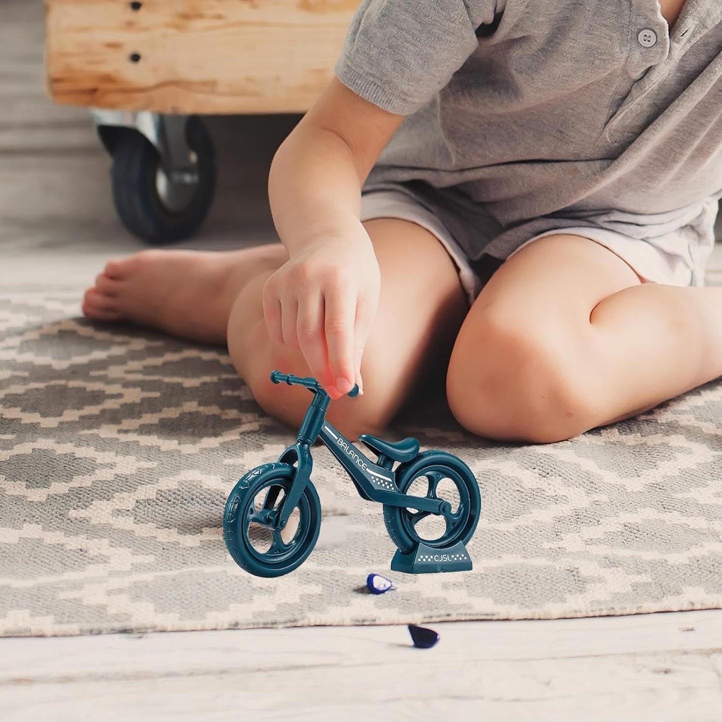 NexusPulse Black Finger Mountain Cycling - Small Mountain Cycling Figure Finger, Exercises Boys Finger Dexterity Collectible Decoration for Bedroom