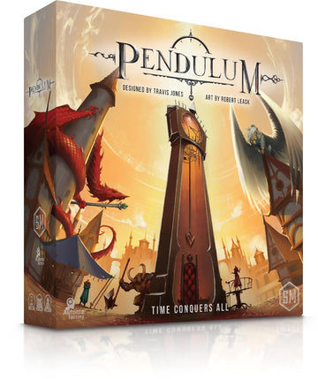 Stonemaier Games: Pendulum by Travis P Jones | A Worker Placement, Time-Optimization Strategy Board Game | Time is The Most Precious Resource as You