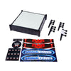 Mattel WWE Superstar Ring, 14 inches with Spring-Loaded Mat, 4 Event Apron Stickers & Pro-Tension Ropes for WWE 6-inch Action Figures