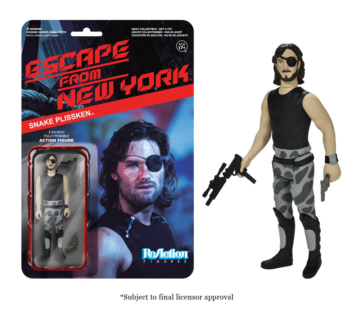 Funko Escape from New York Reaction Figure - Snake Plissken